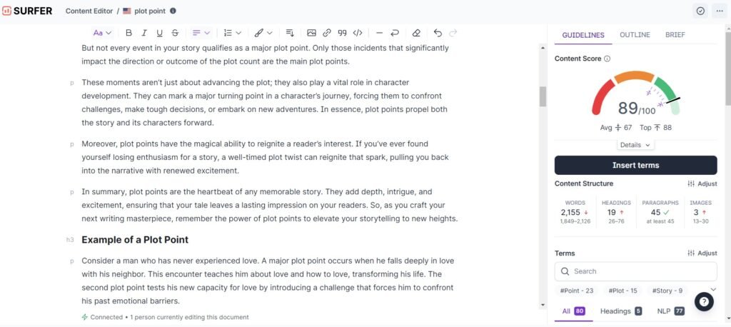 seo surfer screenshot